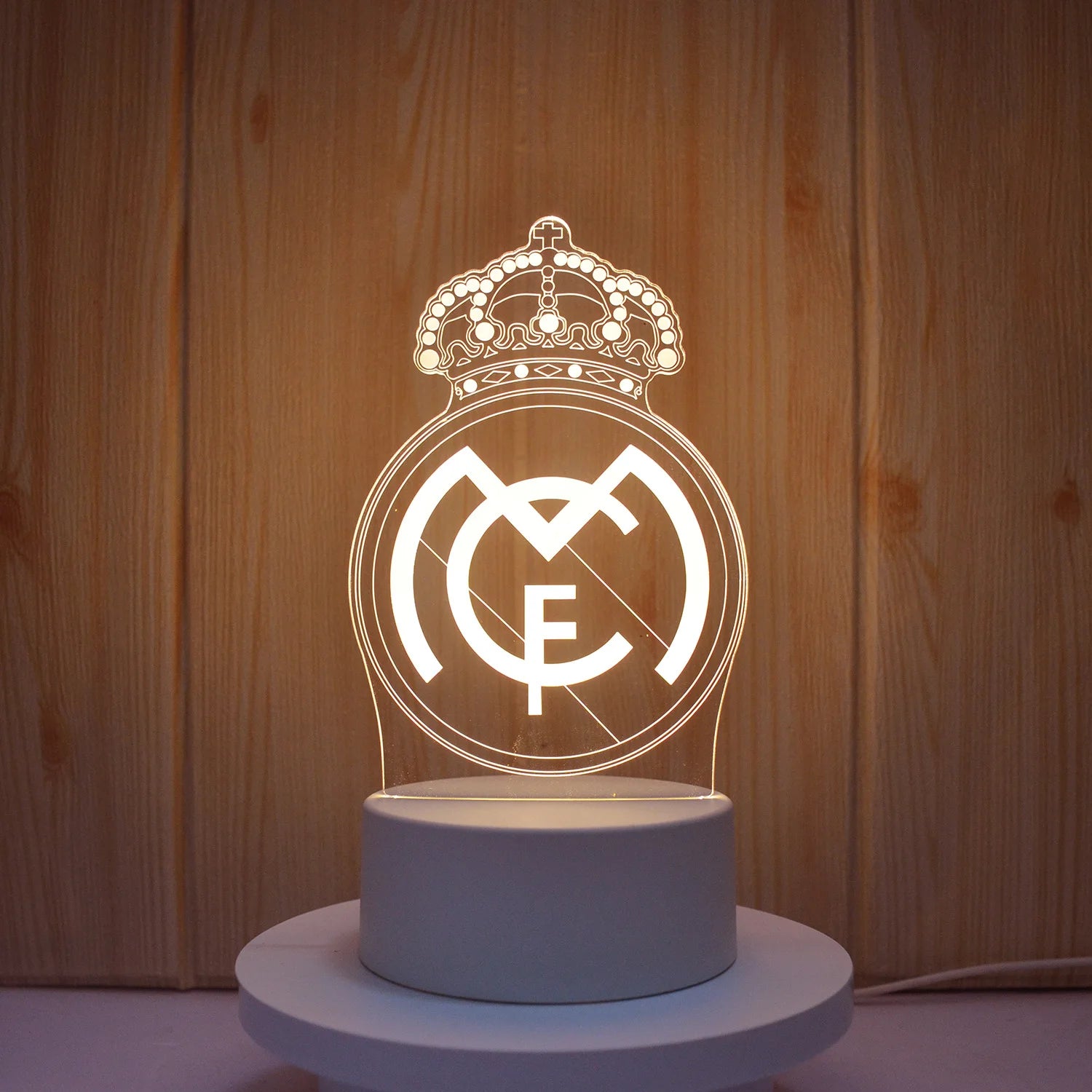 3D Football Night Light – LED Illusion Lamp with Color Change & Remote Control
