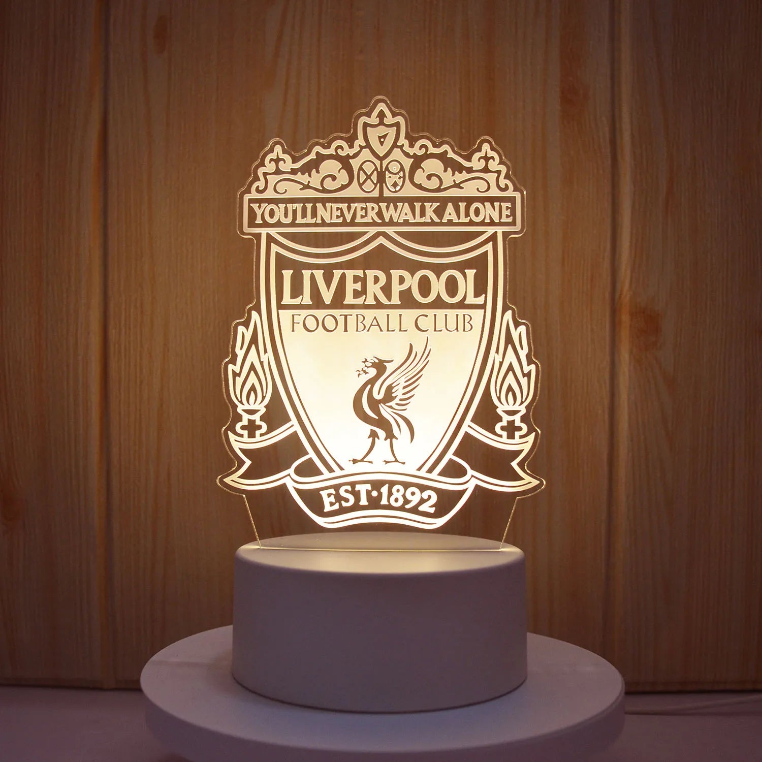3D Football Night Light – LED Illusion Lamp with Color Change &amp; Remote Control
